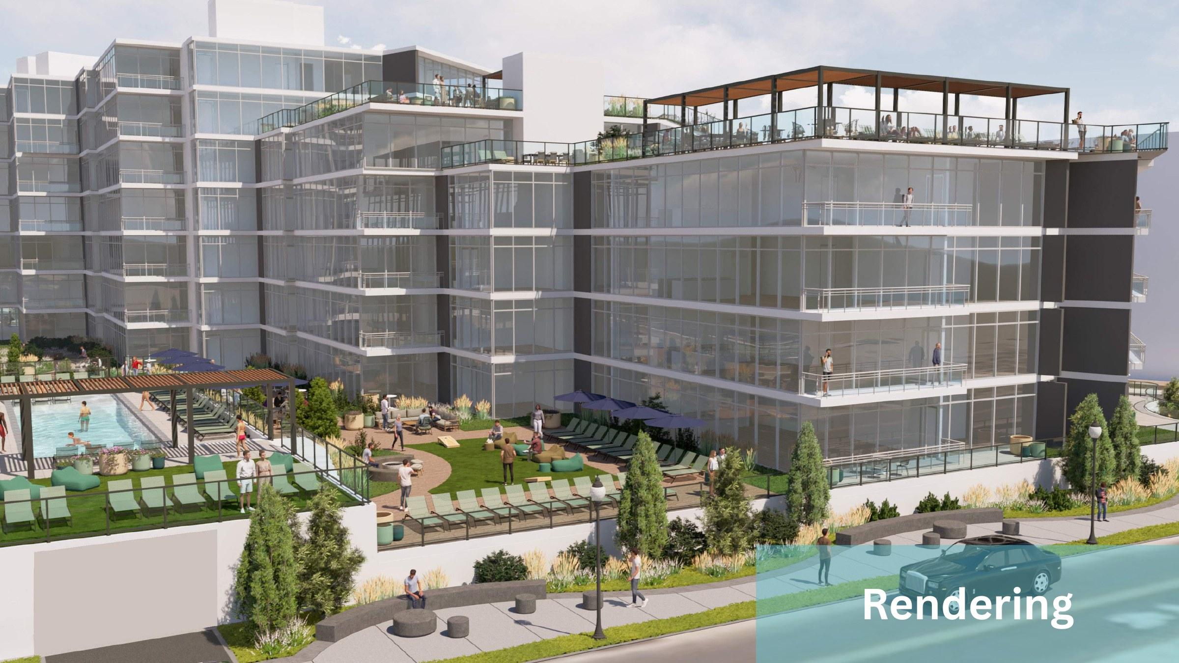 Wave Spa Condos rendering